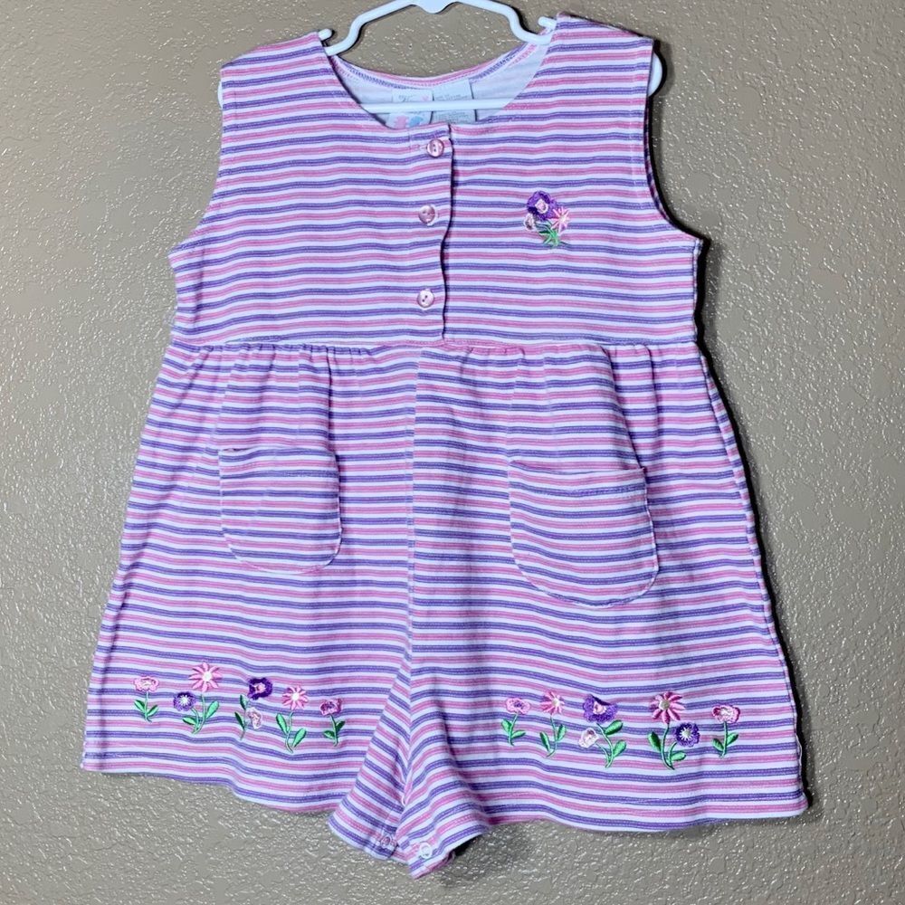 Vintage Tiny Tots girls romper